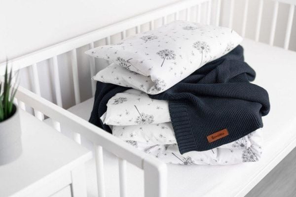 Sensillo babypledd bambus/ bomull 80x100 cm granat