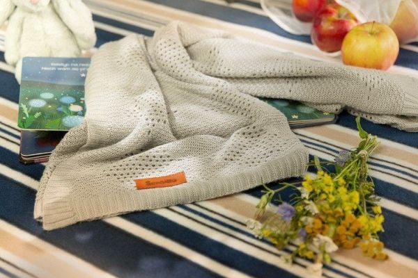 Sensillo BAMBOO BLANKET 100% 100X80CM MINT