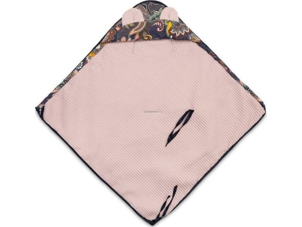 Sensillo trekk til bilstol vaffel boho, skitten rosa