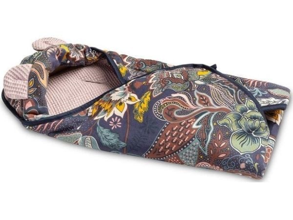 Sensillo trekk til bilstol vaffel boho, skitten rosa