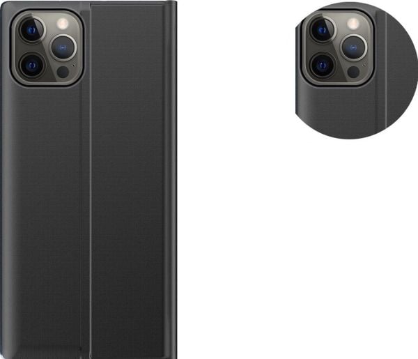Hurtel Sleep Case Smart Cover iPhone 13 Pro Max svart