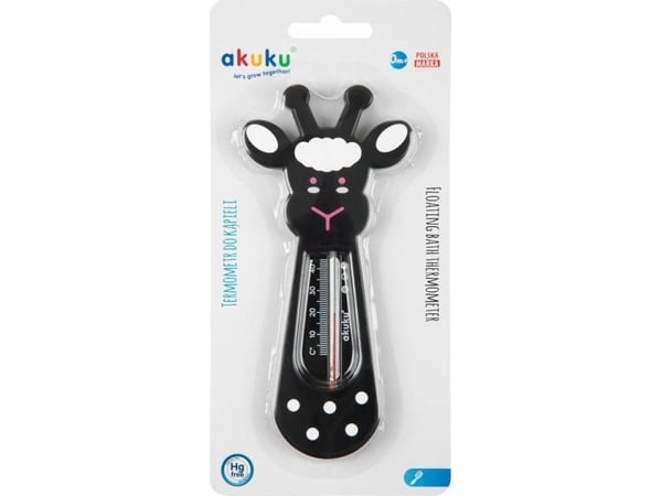 Akuku A0494 Kylpytermometri OWCA MUSTAA