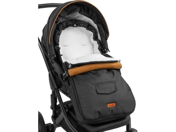 Sensillo spisepose/ålepåse til trille - Polar Black, 95x40 cm (SILLO-803)