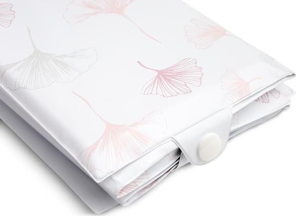 Sensillo stelle-/skiftematte reise-matte med botanisk trykk rosa