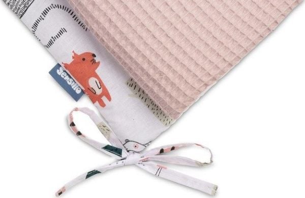 Sensillo BED BUMPER BUMPER WAFER FOX PINK