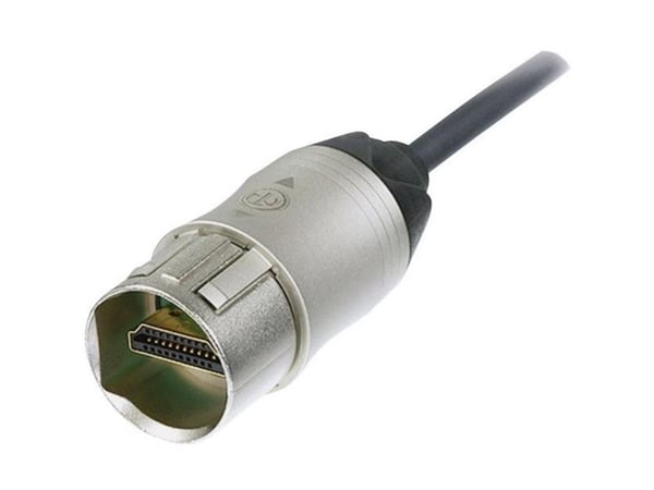 NEUTRIK HDMI-tilkoblingskabel [1x HDMI-plugg 1x HDMI-plugg] 3 m Nickel Neutrik (NKHDMI-3)