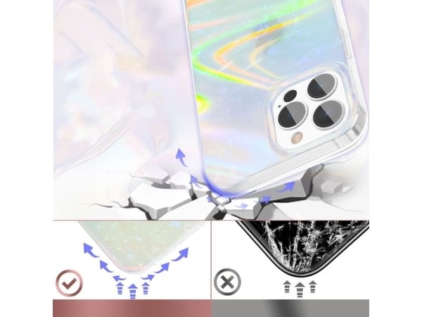 Kingxbar Shell Series lyxigt mobilskal för iPhone 13 Pro – päron-mint