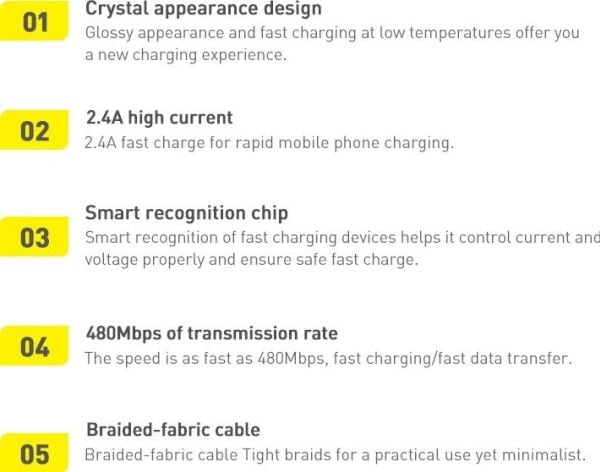 Baseus CAJY000003, 1,2 m, Lightning, USB A, Hankjønn, Hankjønn, Blå
