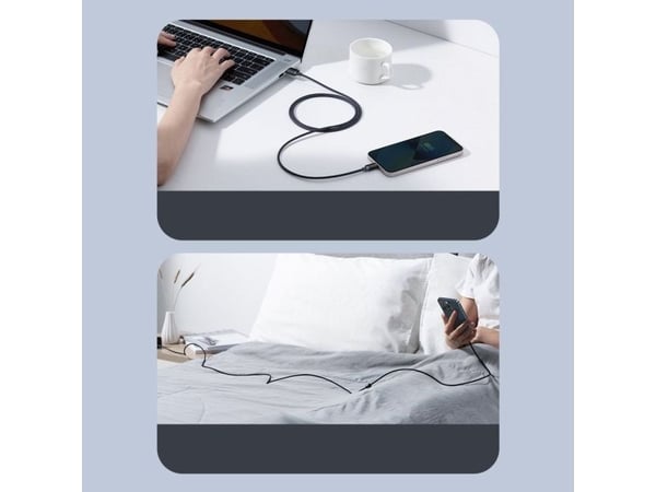 Baseus CAJY000003, 1,2 m, Lightning, USB A, Hankjønn, Hankjønn, Blå