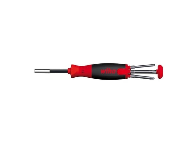 Wiha Workshop Magazine -ruuvinväännin Wiha LiftUp 70 1/4" (6,3 mm) DIN 3126, DIN ISO 1173