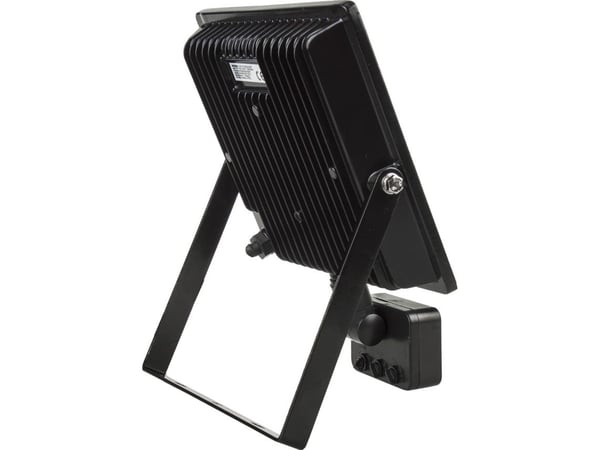 Maclean LED-projektør med bevegelsessensor, slank 50 W, 4000 lm, nøytral hvit (4000 K), IP44, MCE650 NW PIR