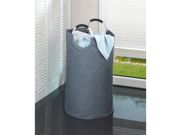 Vaskekurv Wenko Jumbo 69 liter 38 x 72 cm antrasitt polyester