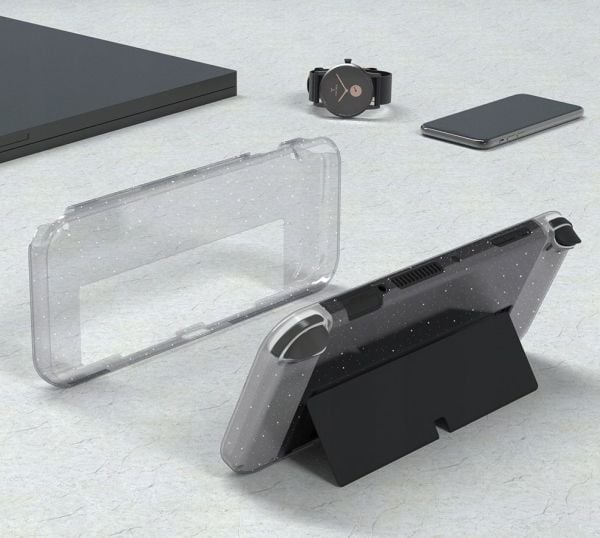 JYS deksel/veske til Nintendo Switch OLED transparent