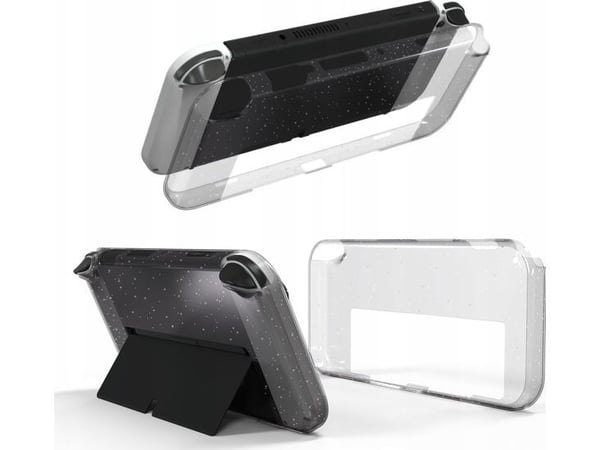 JYS deksel/veske til Nintendo Switch OLED transparent