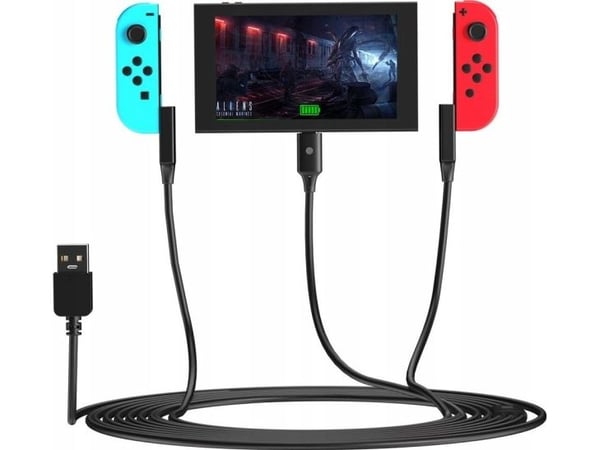 JYS-kabel USB til USB-C + 2x Joy-Con til Nintendo Switch
