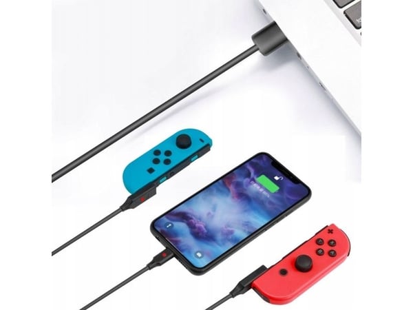JYS-kabel USB til USB-C + 2x Joy-Con til Nintendo Switch