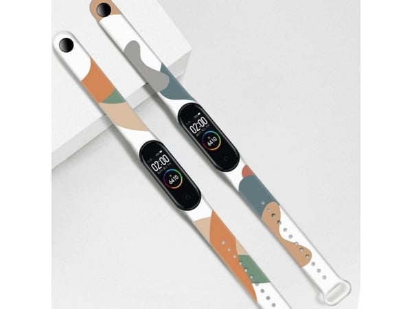 Rem Moro band til Xiaomi Mi Band 5/6 i silikonarmbåndsur - mønster 13
