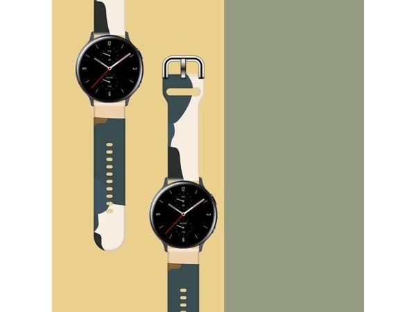 Strap Moro til Samsung Galaxy Watch 40 / 41 / 42 / 43 / 44 mm silikonreim - mønster 13