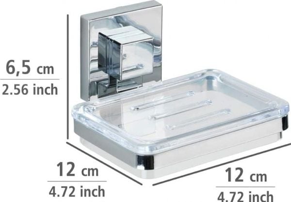 WENKO Vacuum-Loc såpeholder Quadro for montering uten boring
