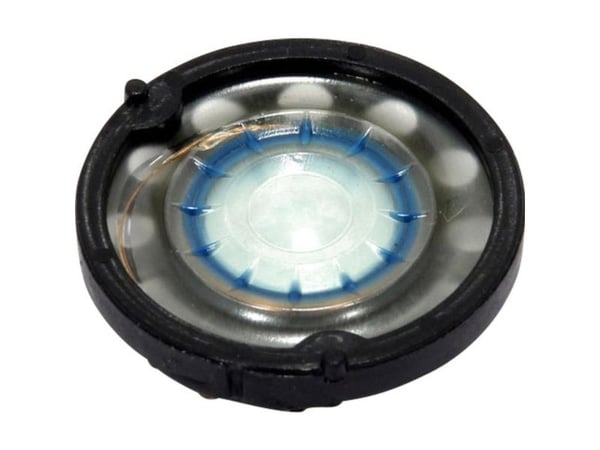 Visaton K 28 GI, 0,5 W, rund, 1 W, 8 ohm (O), 500 - 7000 Hz, 730 Hz