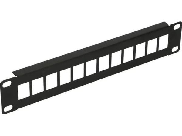 Extralink - Liitäntäpaneeli - jalustalle asennettava - UTP - RJ-45 X 12 - 10"