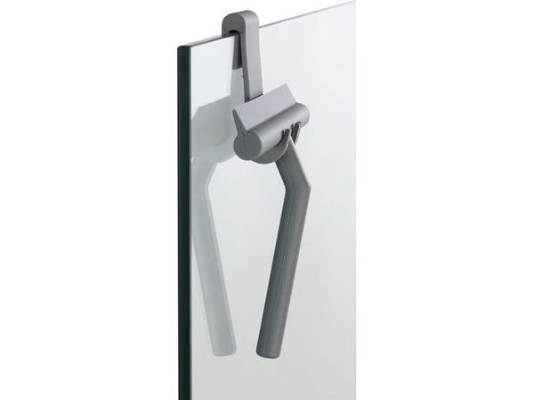 WENKO 22701100, Dusjnal med ett blad, Grå, Silikon, Silikon, 210 mm, 40 mm