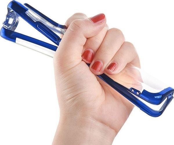 Gjennomsiktig farget gel TPU-ramme deksel til Xiaomi Redmi Note 10 5G / Poco M3 Pro - blå