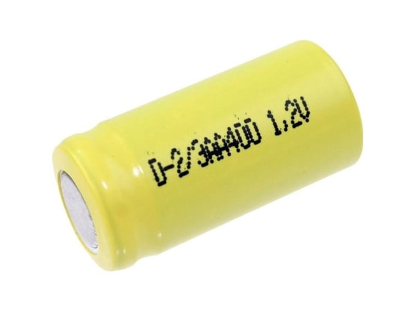Mexcel D-2/3AA400 spesialbatteri 2/3AA flat-top NiCd 1,2 V 400 mAh (1 stk)