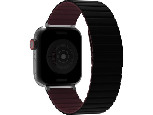 Jcpal FlexForm Apple Watch-armband Black/Red (38/40/41mm)