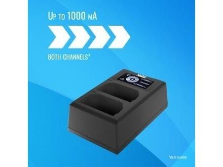 Newell kameralader – dobbel lader FDL-USB-C for LP-E17