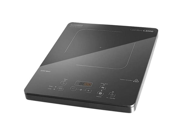 Caso Comfort C2000, Svart, Bänkdiskmaskin, Induktionshäll med zon, Glass-keramisk, 1 zone(s), 1 zone(s)
