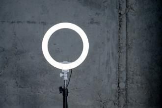 Žiedinis Šviestuvas Newell RL-10A Arctic Baltas LED + Stovas