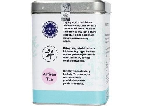 Long Man Tea Earl Grey – urtete i løsvekt i boks 120 g