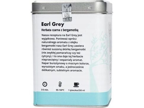 Long Man Tea Earl Grey – urtete i løsvekt i boks 120 g