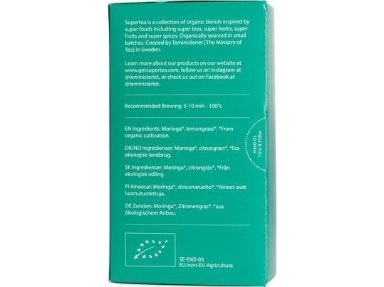 Teministeriet Supertea Moringa Organic te, 20 poser