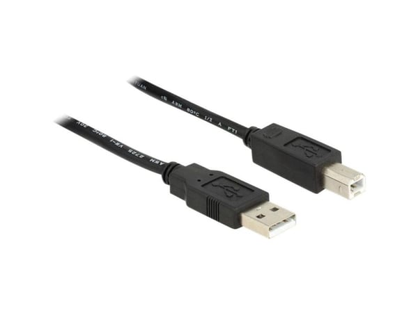 Delock - USB-kabel - USB-type B (hann) til USB (hann) - USB 2.0 - 20 m - aktiv