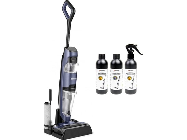 Støvsuger stang 4Swiss VC024 CleanBooster Black + rengjøringsmidler