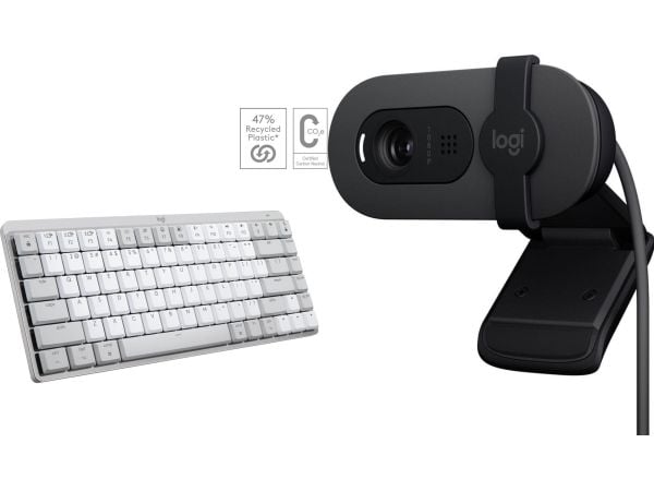 Logitech MX Mechanical Mini for Mac (920-010799) + Brio 100 (960-001585)