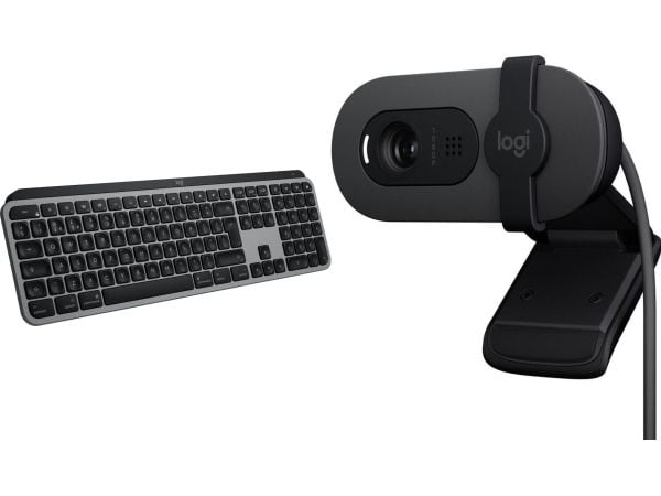 Logitech MX Keys S for Mac (920-011637) + Brio 100 (960-001585)