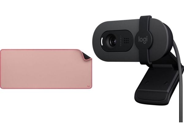 Logitech Studio Series musematte - DARKER ROSE (956-000053) + Brio 100 (960-001585)