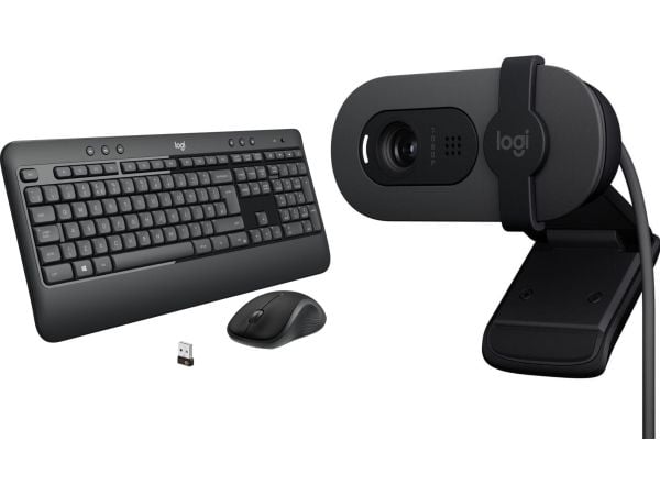 Logitech MK540 Advanced US tastatur + mus + Brio 100 (960-001585)