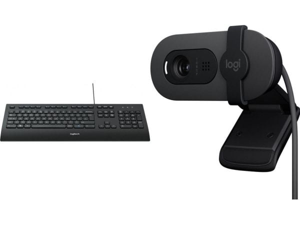 Logitech K280e tastatur (920-005217) + Brio 100 (960-001585)