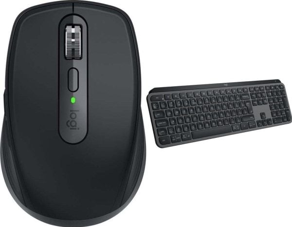 Logitech MX Anywhere 3S Graphite Mouse (910-006929) + MX Keys S Wireless Graphite US (920-011587)