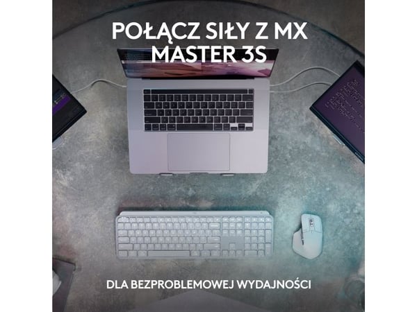 Logitech MX Vertical ergonomisk mus (910-005448) + MX Keys S trådløst tastatur (920-011587) graphite US