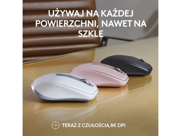 Logitech Spotlight presentationsfjärrkontroll grå (910-004861) + MX Anywhere 3S grafit (910-006929)