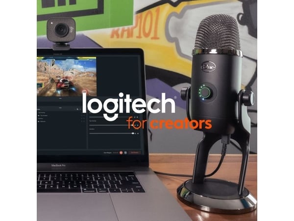 Datam høyttalere Logitech Z150 (980-000814) + Yeti USB Blackout (988-000229)