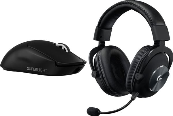 Logitech G PRO X SUPERLIGHT 2 mus (910-006630) + G PRO X svart (981-000818)