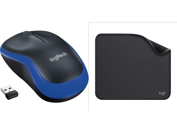 Logitech M185 blå (910-002239) + Studio Series GRAPHITE (956-000049)