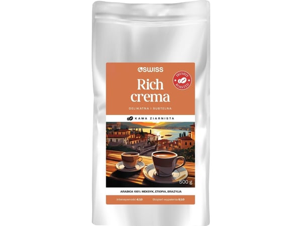 Espressokone 4Swiss A23 Siena + kahvit 3x 500g + puhdistusaineet ja suodatin