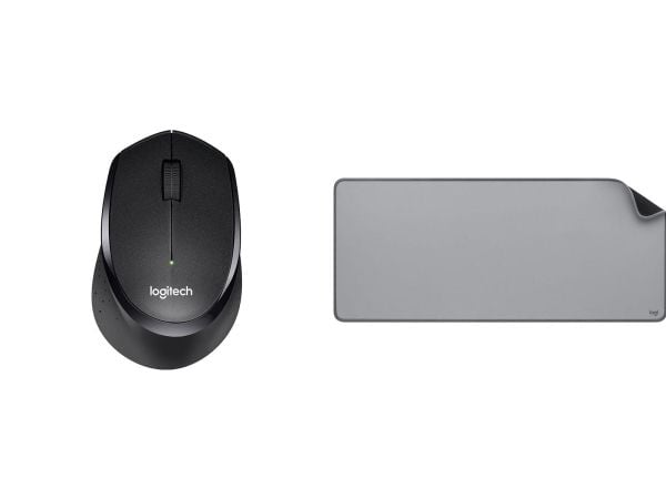 Mysz Logitech B330 Silent Plus (910-004913) + Studio Series - MID GREY (956-000052)